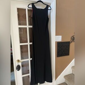 Brand NEW, Karl Lagerfeld formal gown. Size 12- black with red details.